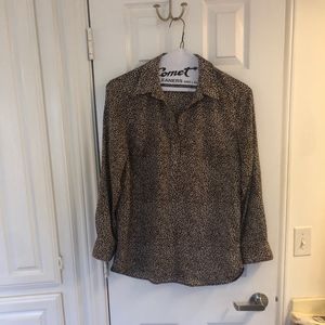 Giraffe Print Dress Shirt